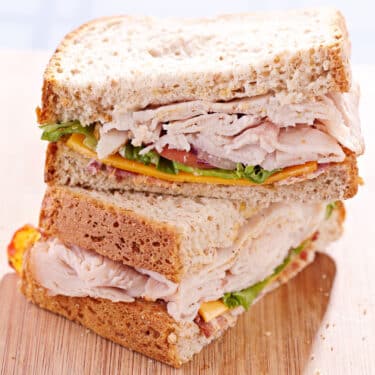 turkey sandwich rich in tryptophan